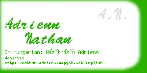 adrienn nathan business card